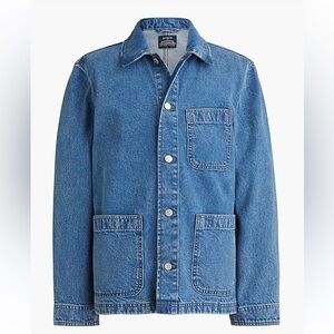 J. Crew Classic Blue Denim Chore Men’s Jacket